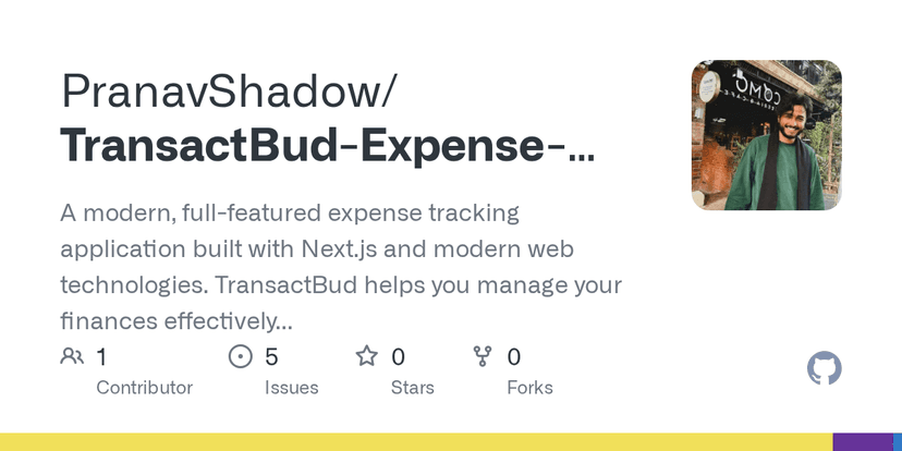 TransactBud-Expense-Tracker